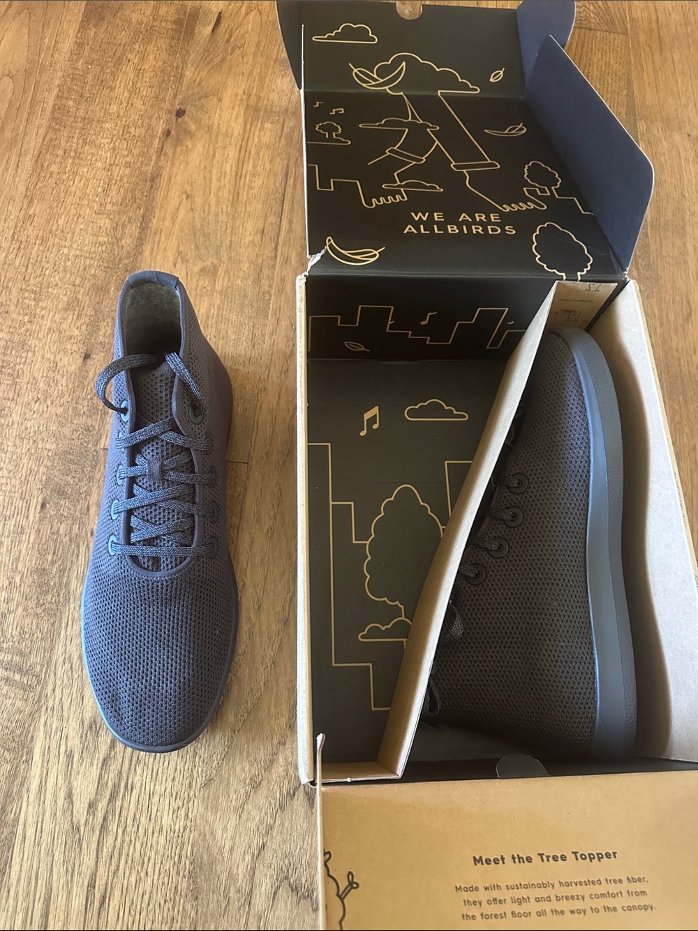 allbirds Men’s Charcoal Knit Wool Runners